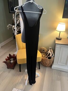 naked wardrobe Black Sleeveless Jumpsuit